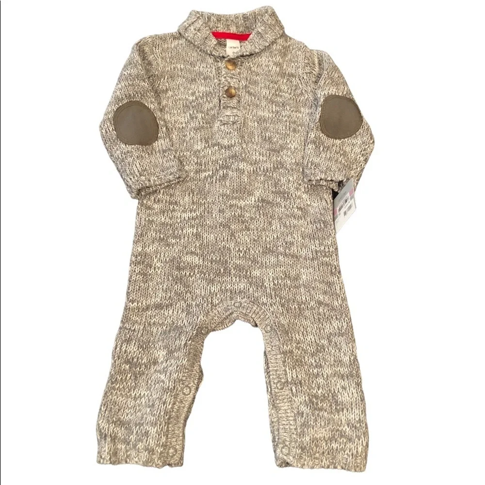 Carter’s Sweater Elbow Patch One Piece
